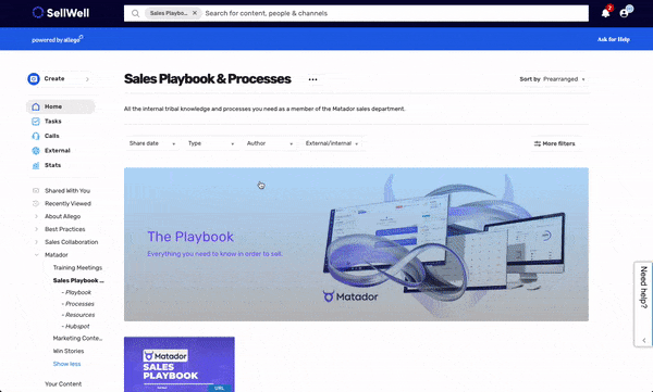 Allego - Content Repository Allego - Content Repository